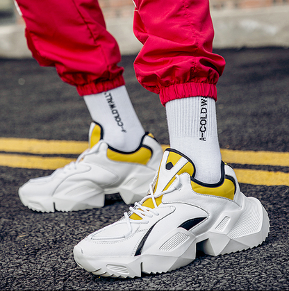Men's Spring Fashion Sneakers  Trendy Casual Dad Shoes