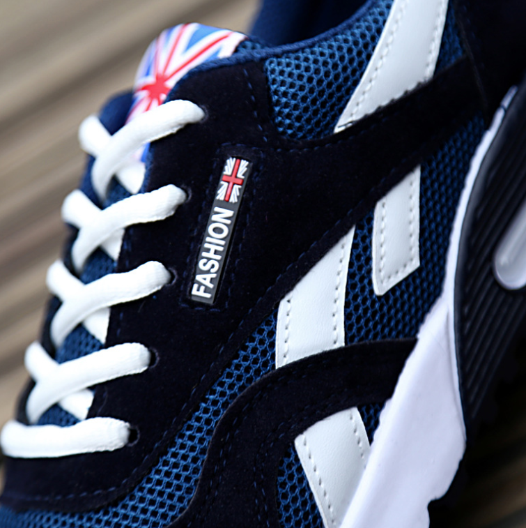 Mesh Thick-Soled Height-Increasing Running Shoes