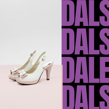 New Princess Peep-Toe Bow High Heels Sandals