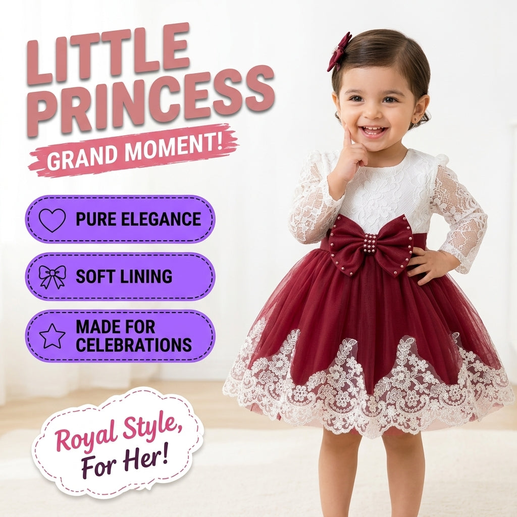 Lace Stitching Long-Sleeved Washing Gown