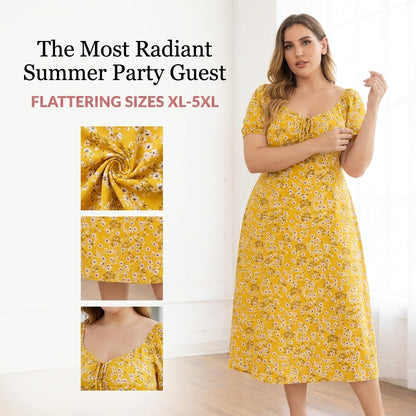 Plus Size Floral Dress for Women