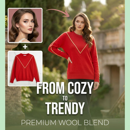 Women's Loose Knit Sweater for Fashion