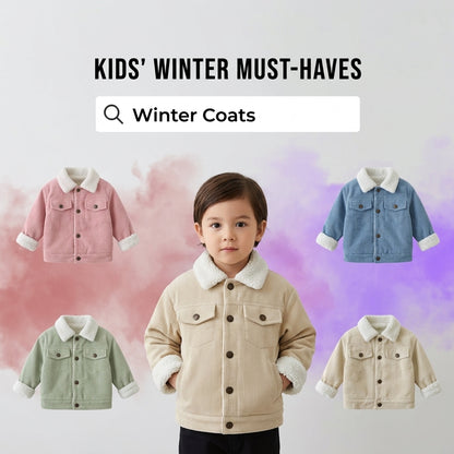 Fleece Jacket for Kids - Winter Coats for Girls & Boys