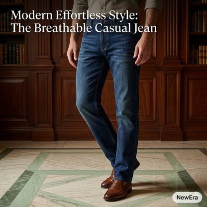 Breathable Casual Jeans for Men