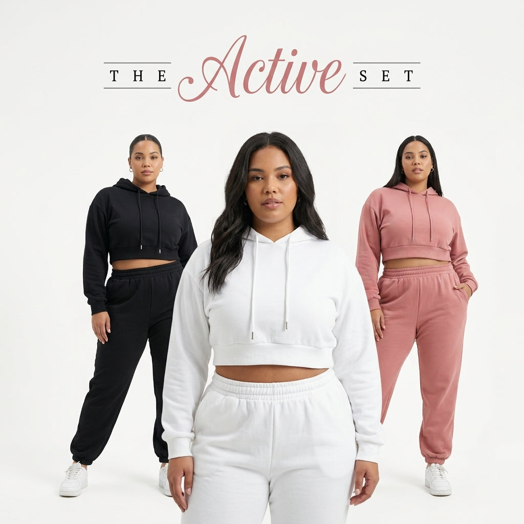 Plus Size Comfort And Breathable Active Set