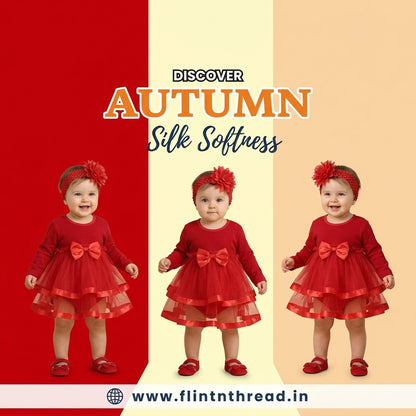 Girls' Autumn Soft Touch  Dress