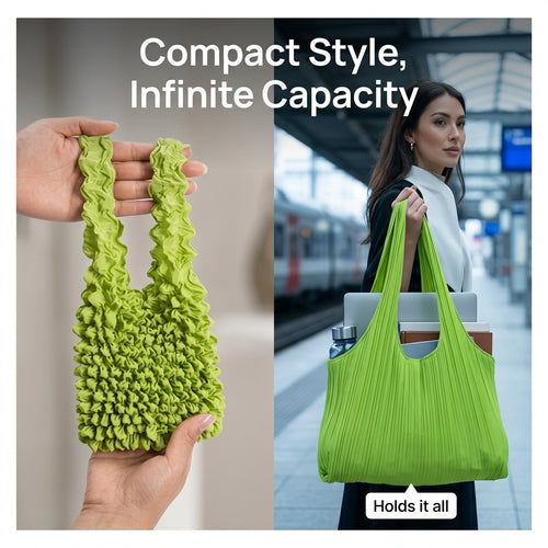 Magic Expansion Foldable Stretch Mini Tote Bag