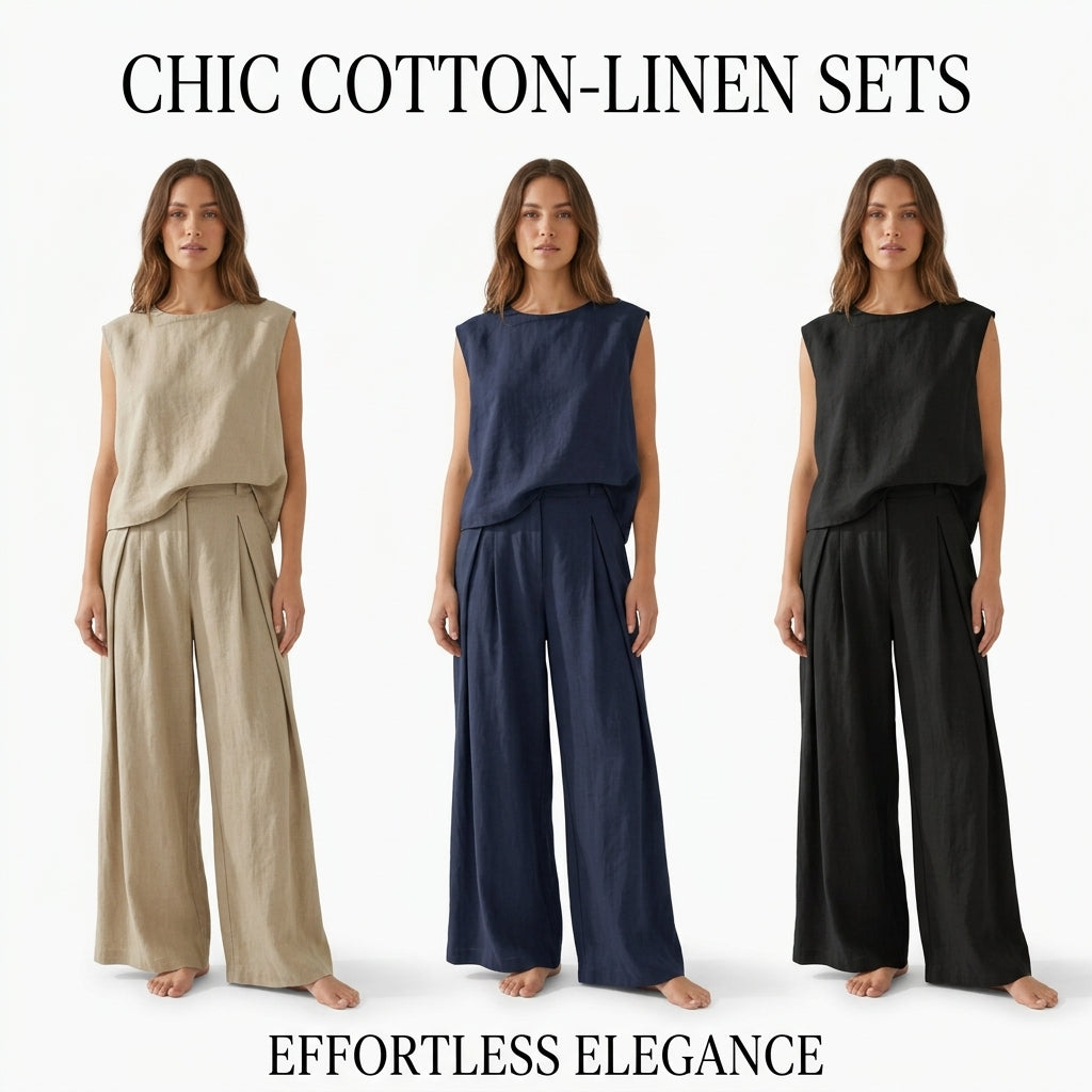 Conjunto de dos piezas holgado para mujer