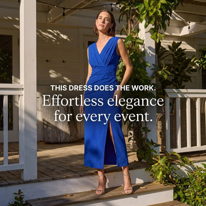 Sleeveless High-Waisted Evening Dress for Women