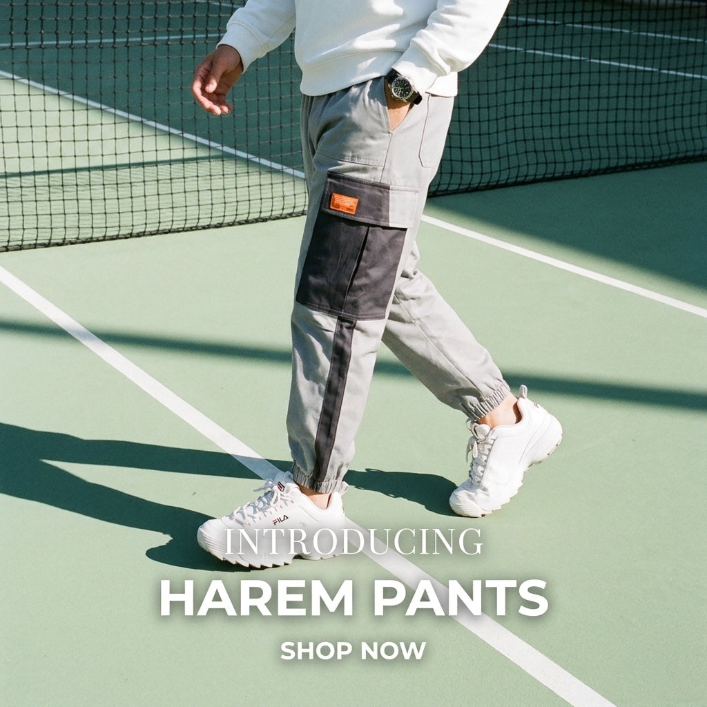 Loose Harem Tooling Pants for Men