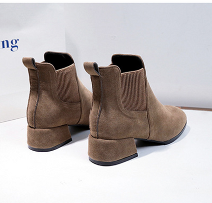 Chelsea Ankle Boots for Women - Fashionable Pointed Heels