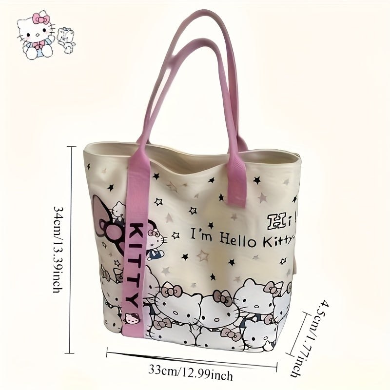 Sanrio Official Hello Kitty Women's Large Capacity Tote Bag