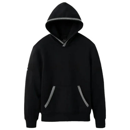 Fleece-Lined Hooded Earth Tone Pullover