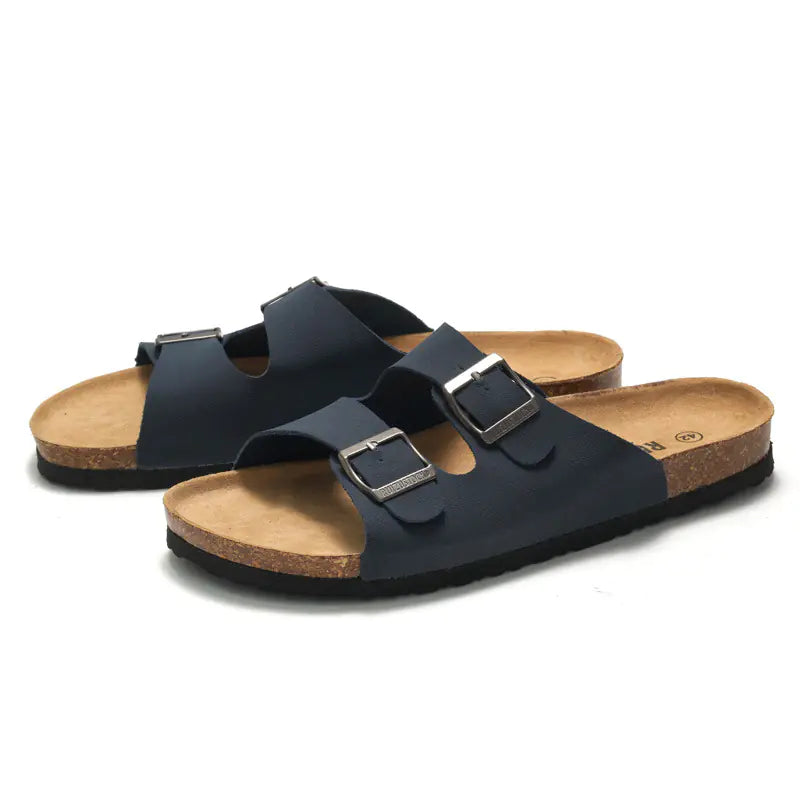 Men's Cork Slippers and Women's Beach Sandals - Trendy Attic Store01