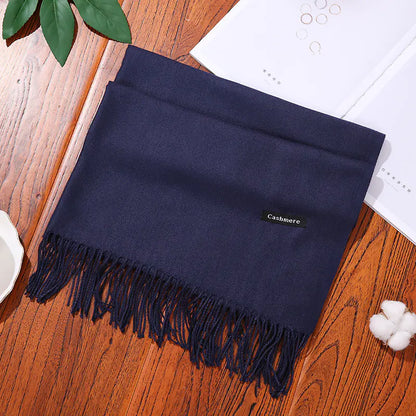 Thick Warm Women's Cashmere Feel Scarf for Autumn/Winter