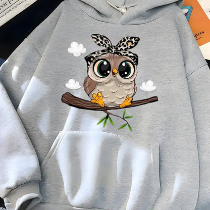 Cute Cartoon Hooded Sweatshirt for Women
