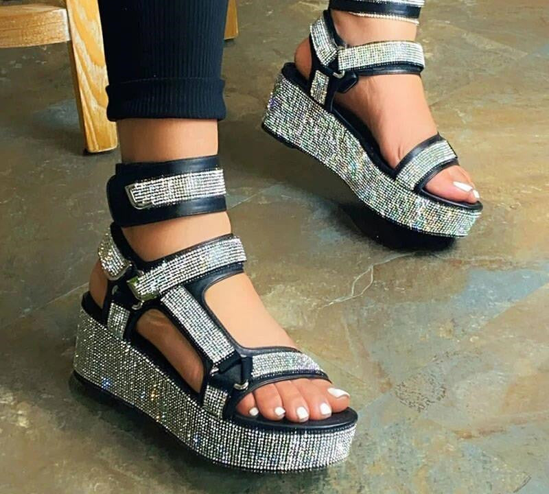 Fish Mouth Platform Casual Women's Sandals