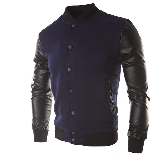 Plus Size Baseball Jacket for Men