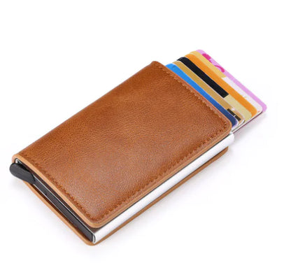 RFID-Proof Aluminum Card Wallet for Men (Credit Card Holder)