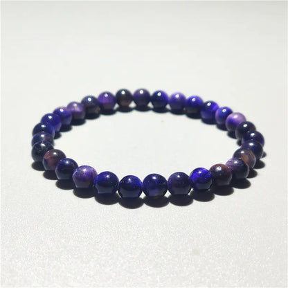 Star Sky Ball Peter Purple Tiger Eye Bracelet