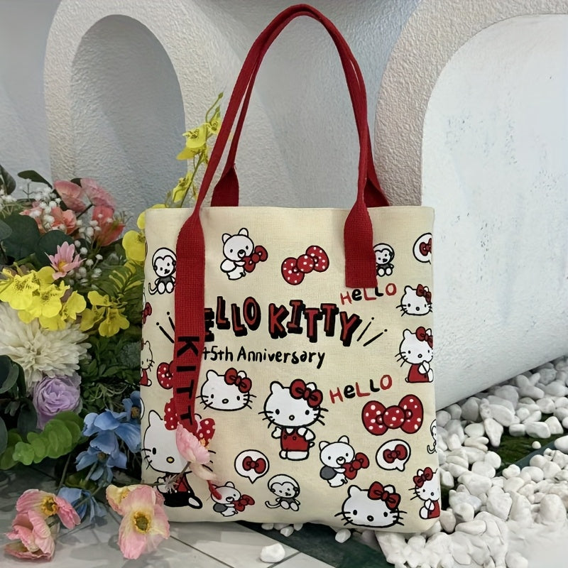 Sanrio Official Hello Kitty Women's Large Capacity Tote Bag