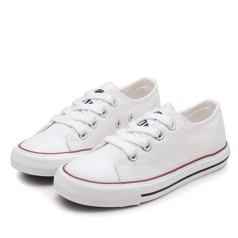 Lace-Up White Shoes for Kids