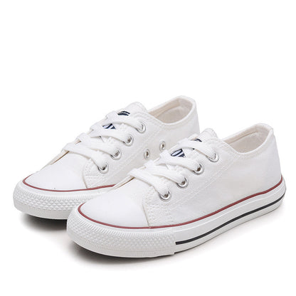 Lace-Up White Shoes for Kids