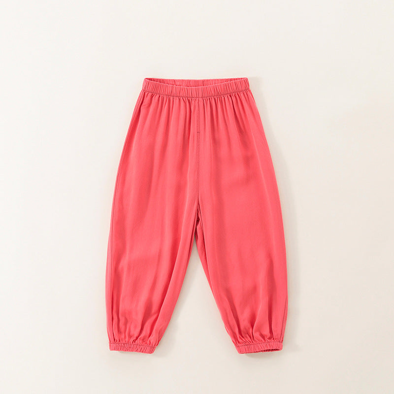 Baby Mosquito-Repellent Pants, Cotton-Linen Long Pants