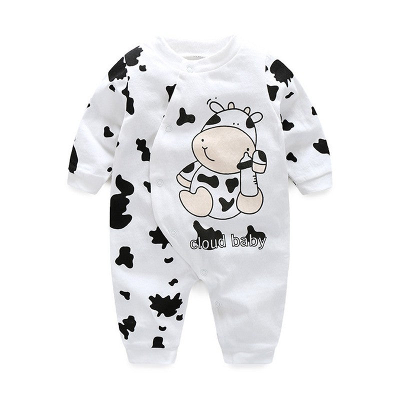 Cute Long Sleeve Cat Romper for Baby Girls