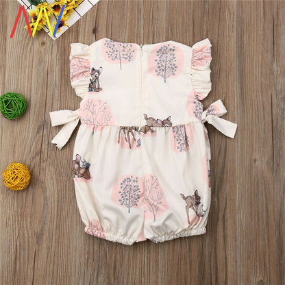 Newborn Baby Girls' Romper Jumpsuit Clothes