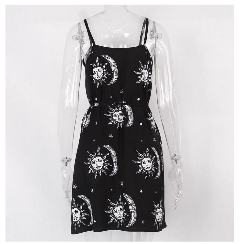 Floral Backless Summer Dress for Women