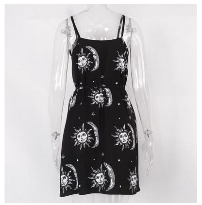Floral Backless Summer Dress for Women