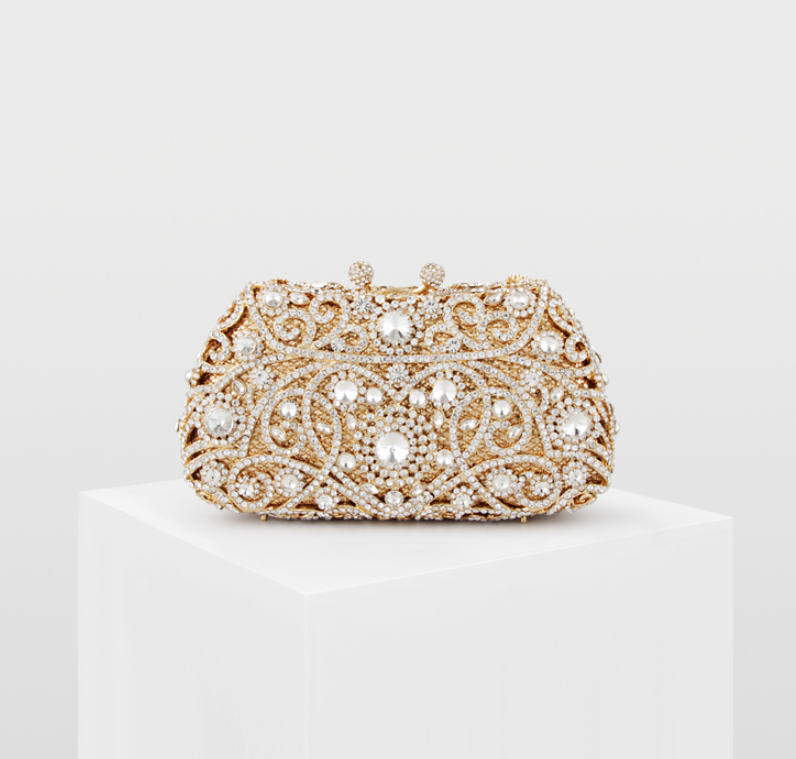 Luxury Rhinestone Evening Handbag for Women