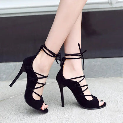 Roman High Heel Peep Toe Sandals