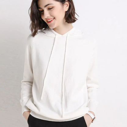Hooded Thin Sweater for Women