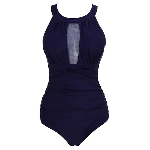 Women's Plus Size One-Piece Swimsuit - Stylish Bikini
