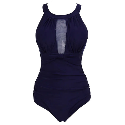 Women's Plus Size One-Piece Swimsuit - Stylish Bikini