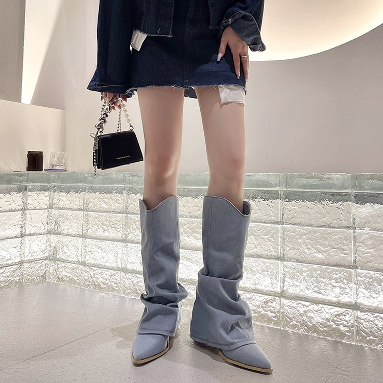 High Heel Knight Boots