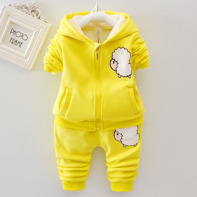 Baby Girls' Fleece Hoodie Set