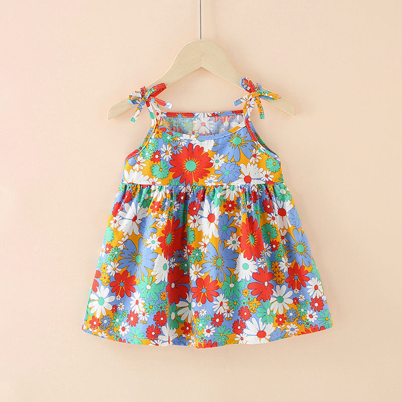 Girls' Floral Princess Dress