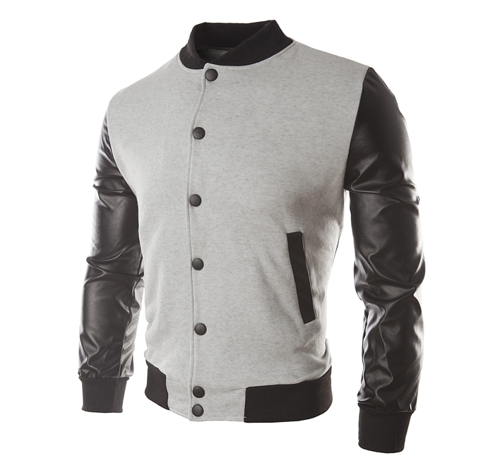 Plus Size Baseball Jacket for Men