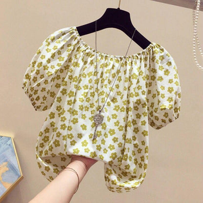 Floral Off-Shoulder Blouse for Women