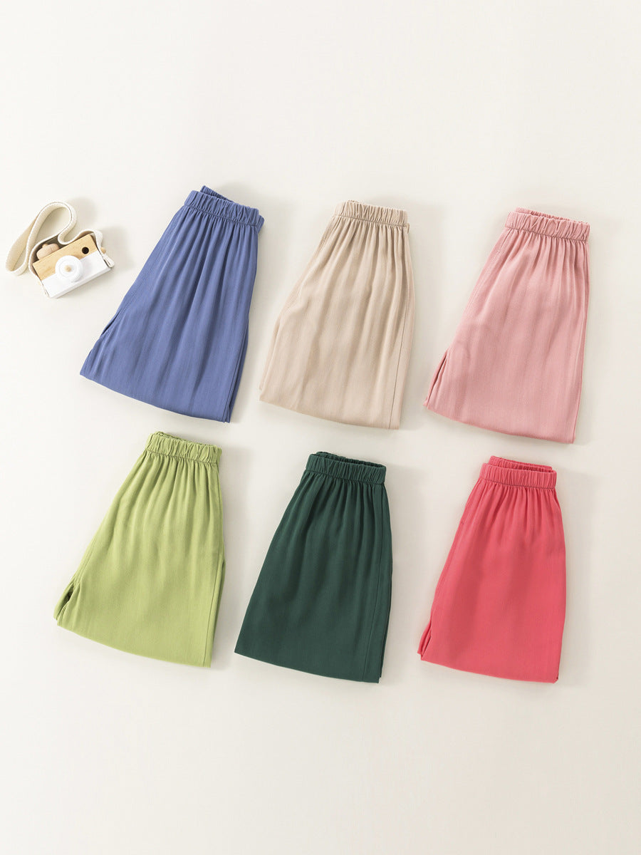Baby Mosquito-Repellent Pants, Cotton-Linen Long Pants