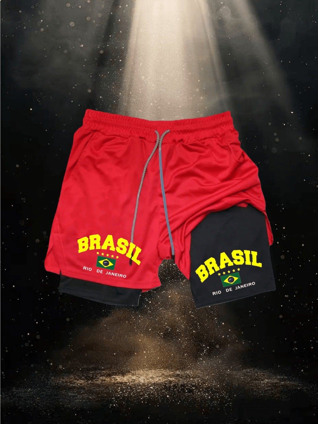 Men's Brazilian-Themed Swim Shorts