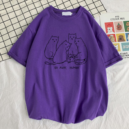 Summer Go Away Human Printed T-Shirts  Quality Design