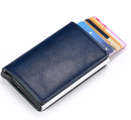 RFID-Proof Aluminum Card Wallet for Men (Credit Card Holder)