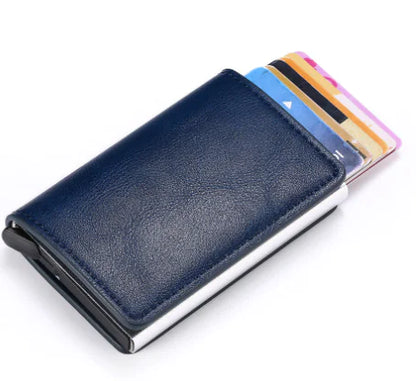 RFID-Proof Aluminum Card Wallet for Men (Credit Card Holder)