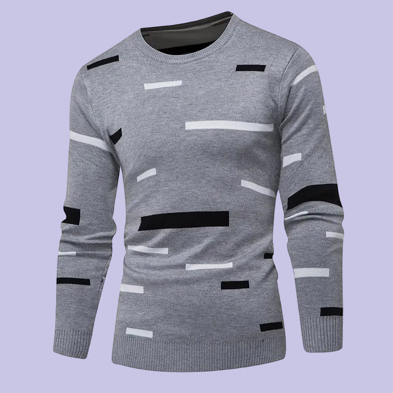 V-Neck Double Knit Sweater