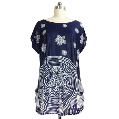 Abstract Print  Women's Short Sleeve T-Shirt