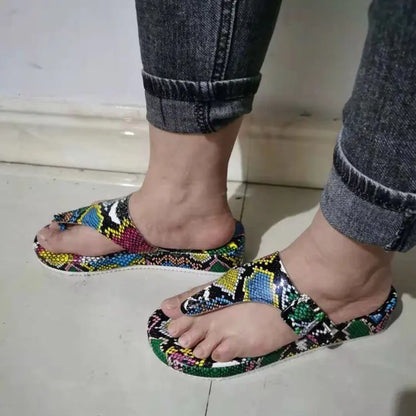 Women's Fashion Wedge Platform Flip Flops Sandals